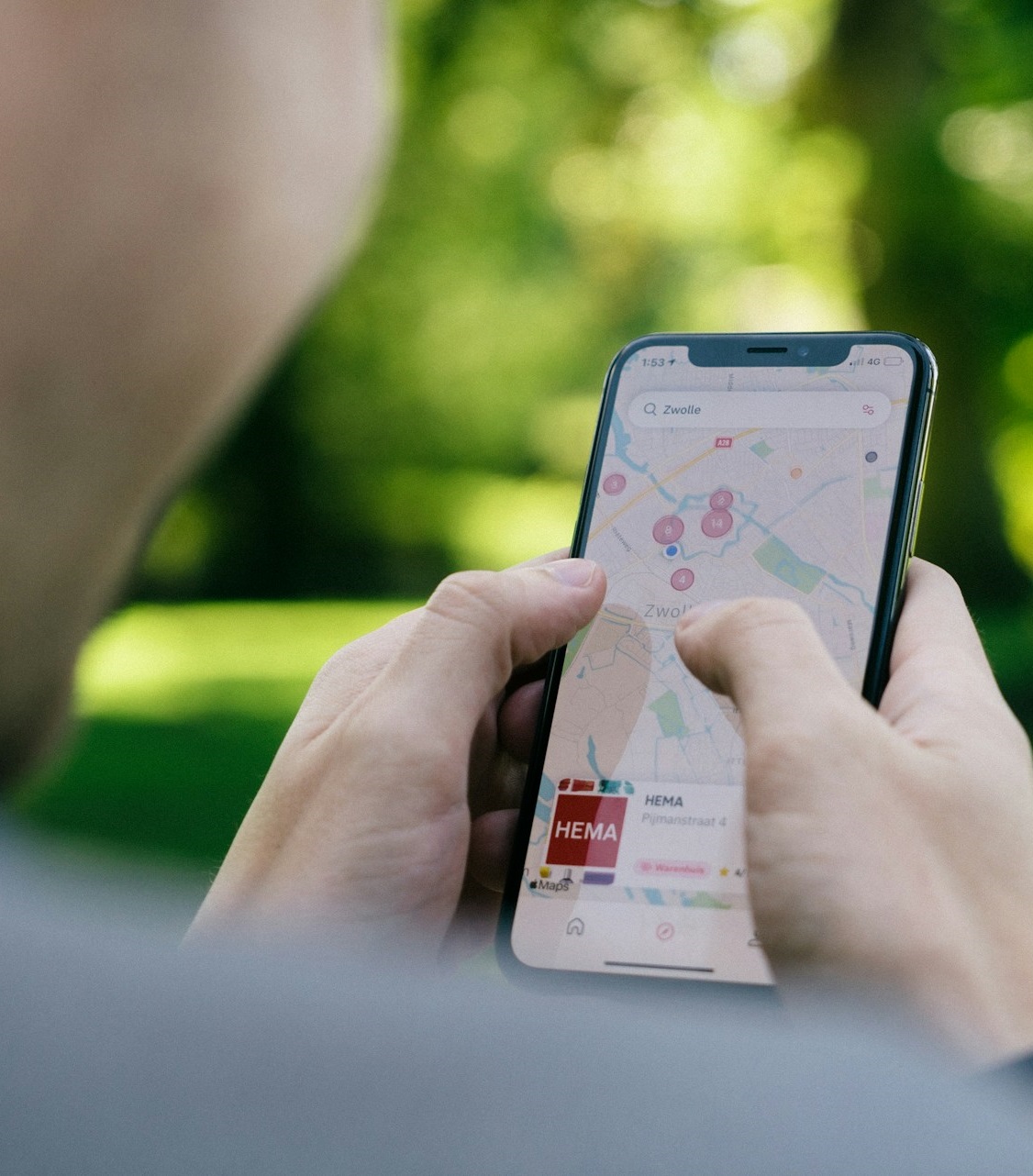 Suggested photo: food truck crew with phones showing routes or orders
