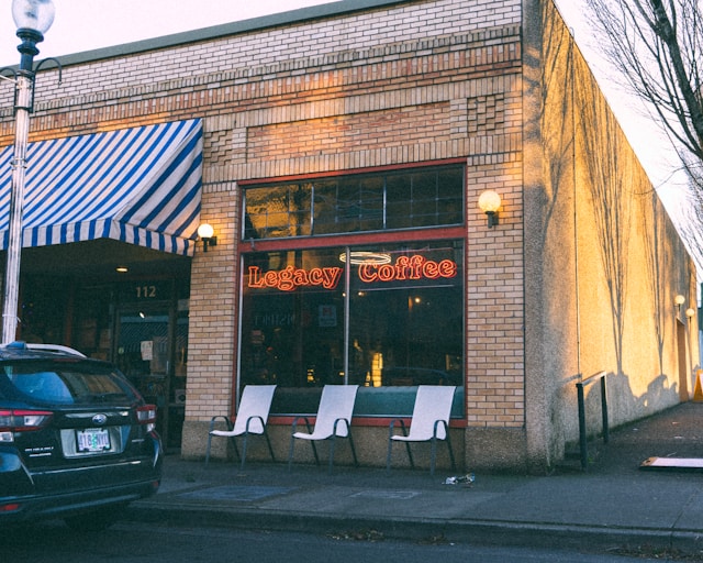 A local business storefront