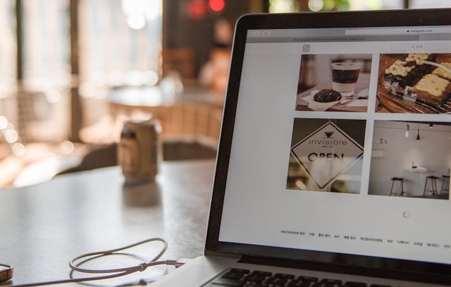 Local business website